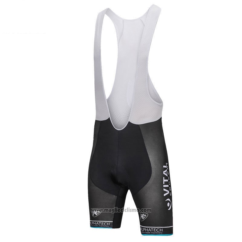 2018 Abbigliamento Ciclismo Vital Concept Alphatech Blu e Nero Manica Corta e Salopette